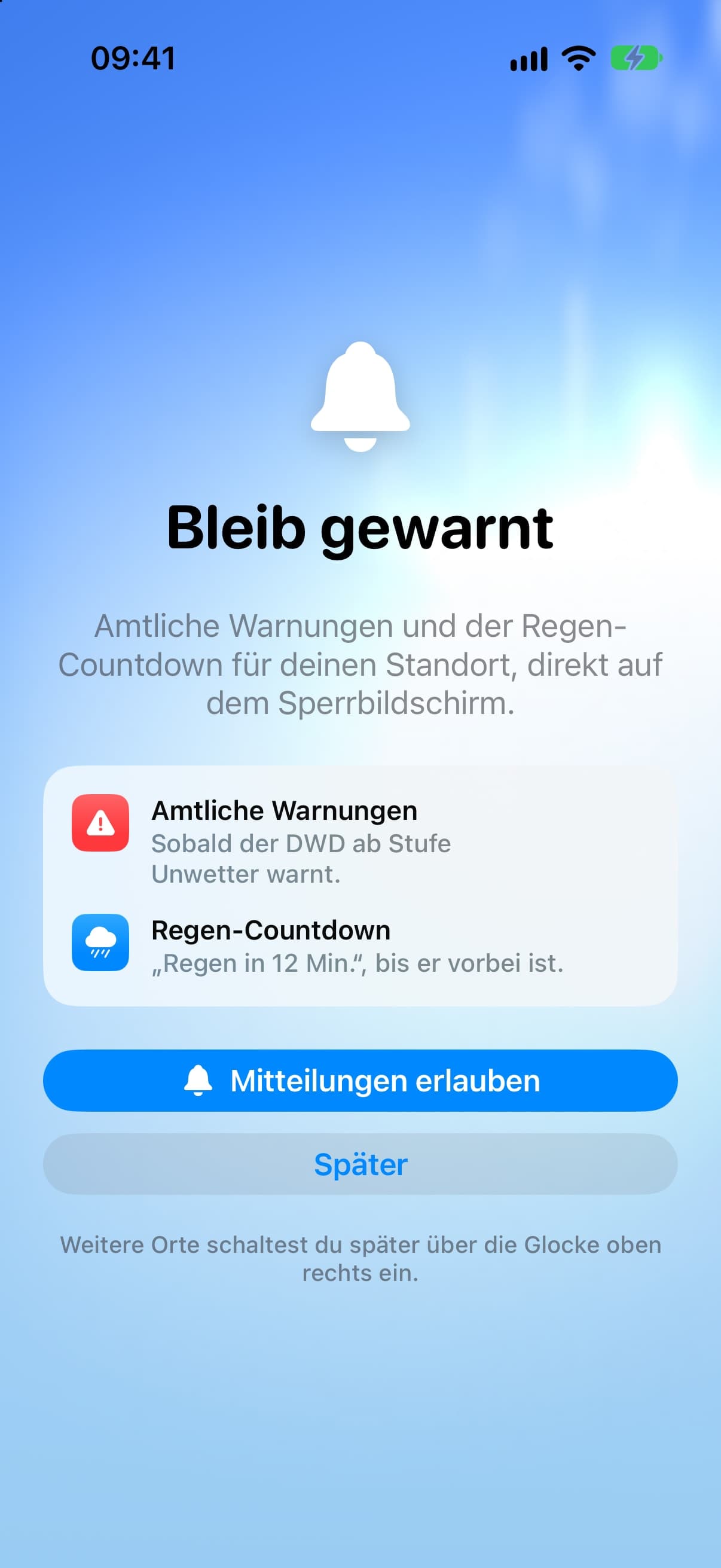 Mitteilungen: „Bleib gewarnt“