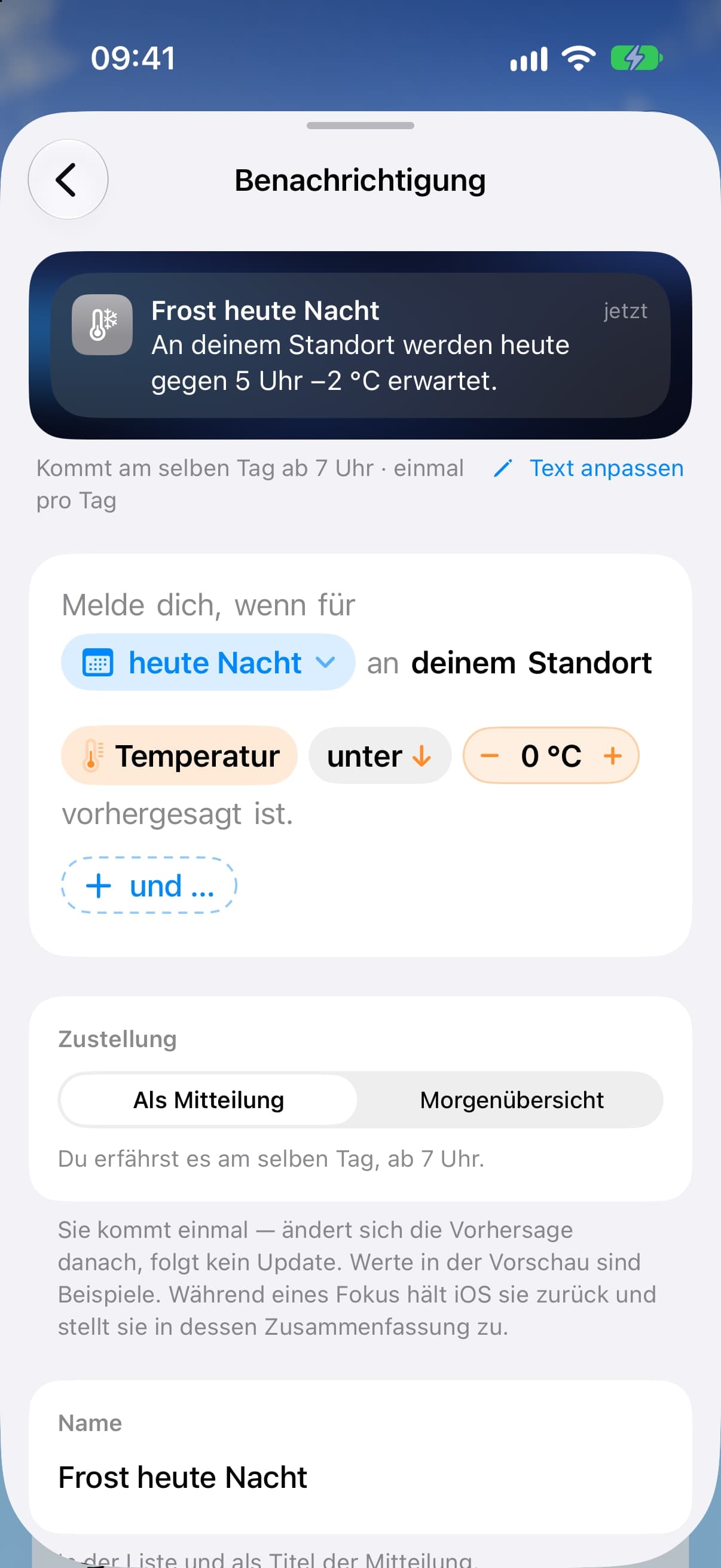 Eigene Mitteilungen: Editor